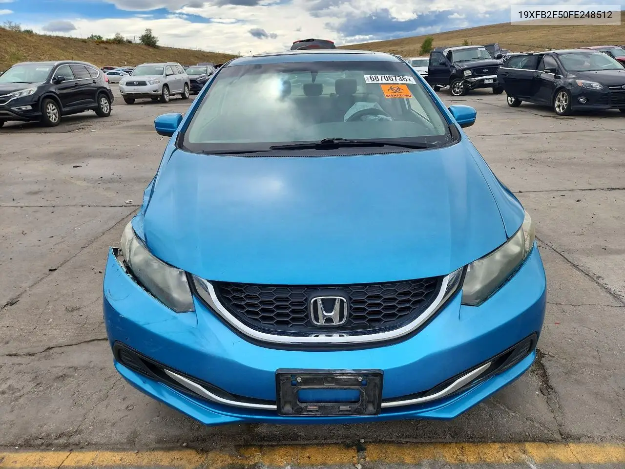 2015 HONDA CIVIC VIN 19XFB2F50FE248512 — фото 5
