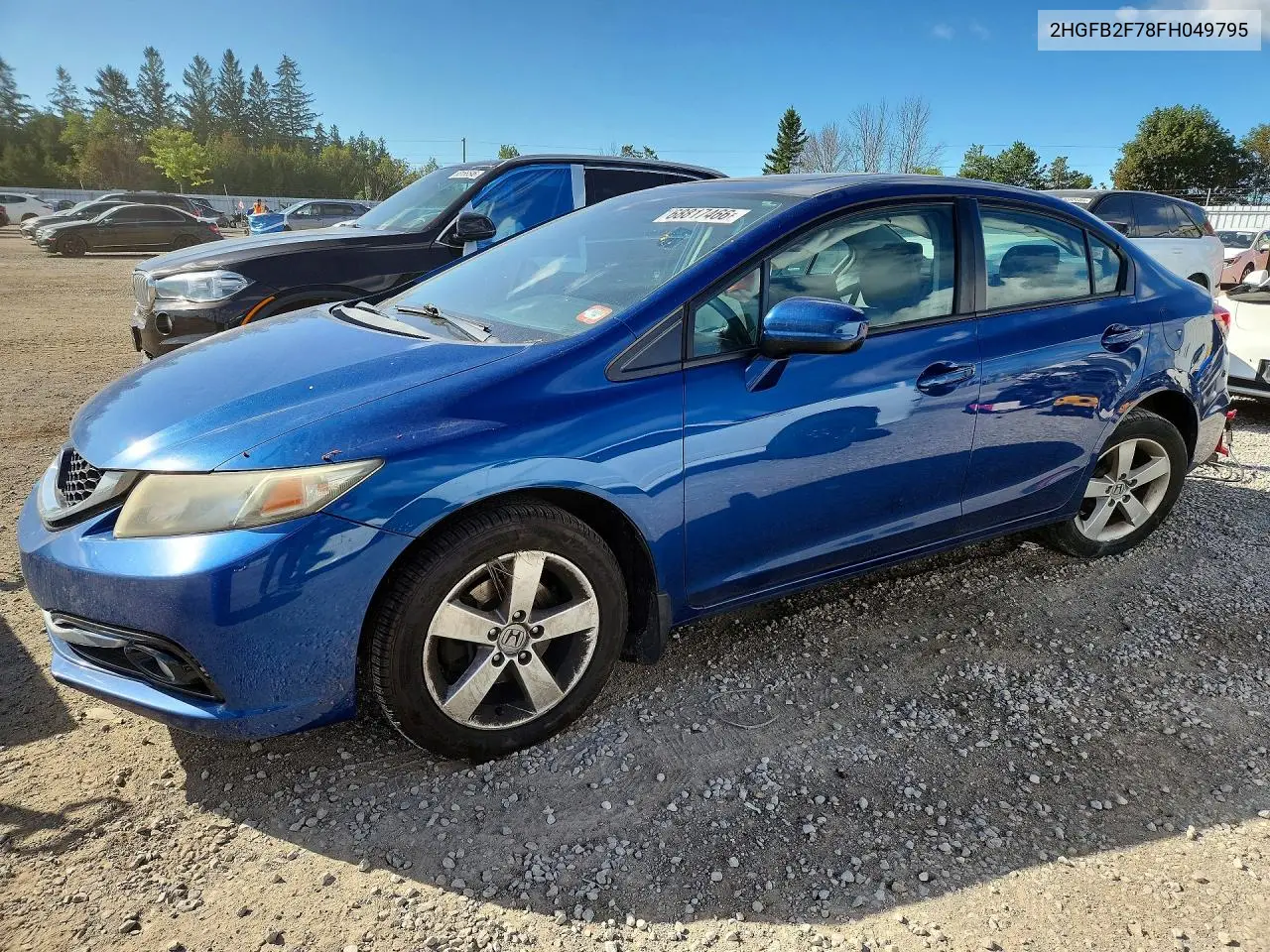 HONDA CIVIC 2015, VIN 2HGFB2F78FH049795