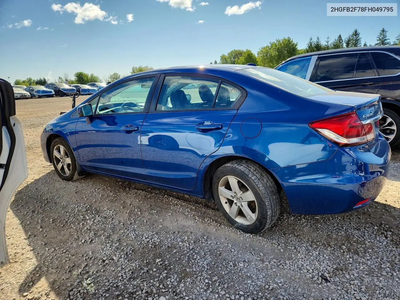 2015 HONDA CIVIC VIN 2HGFB2F78FH049795 — фото 2