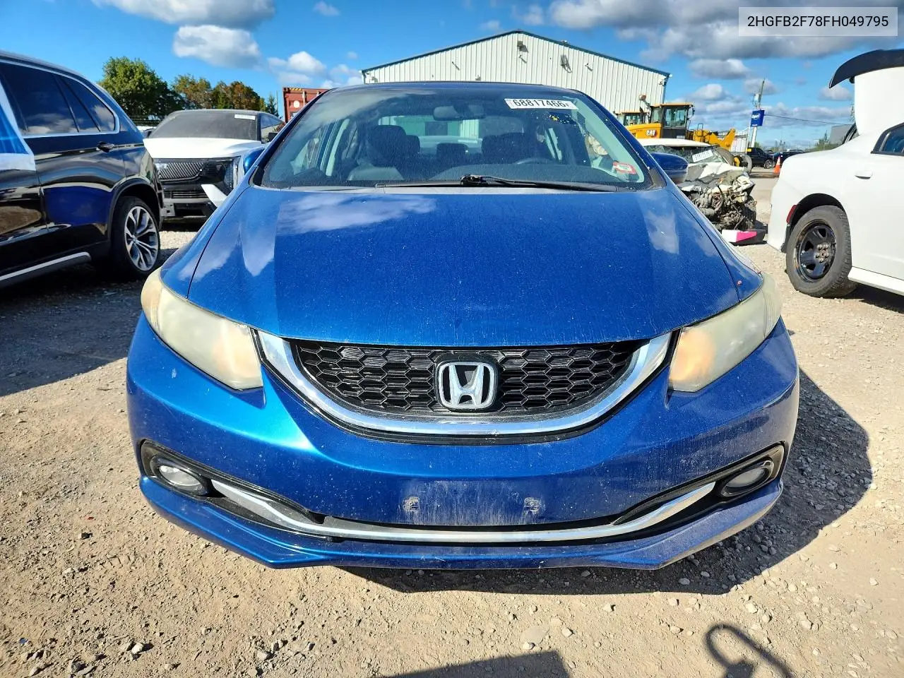 2015 HONDA CIVIC VIN 2HGFB2F78FH049795 — фото 5