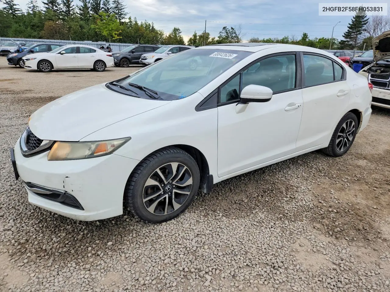 HONDA CIVIC 2015, VIN 2HGFB2F58FH053831