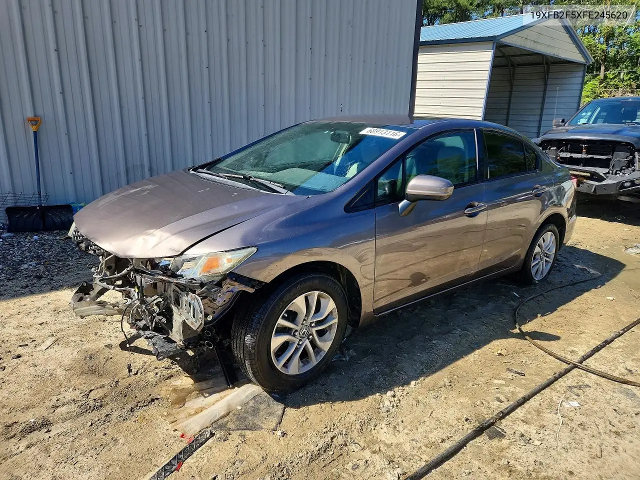 HONDA CIVIC 2015, VIN 19XFB2F5XFE245620