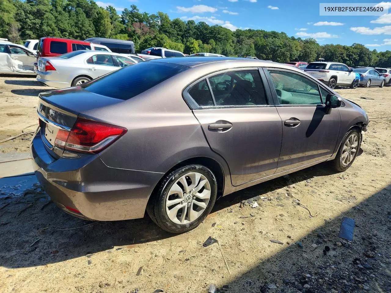 2015 HONDA CIVIC VIN 19XFB2F5XFE245620 — фото 3