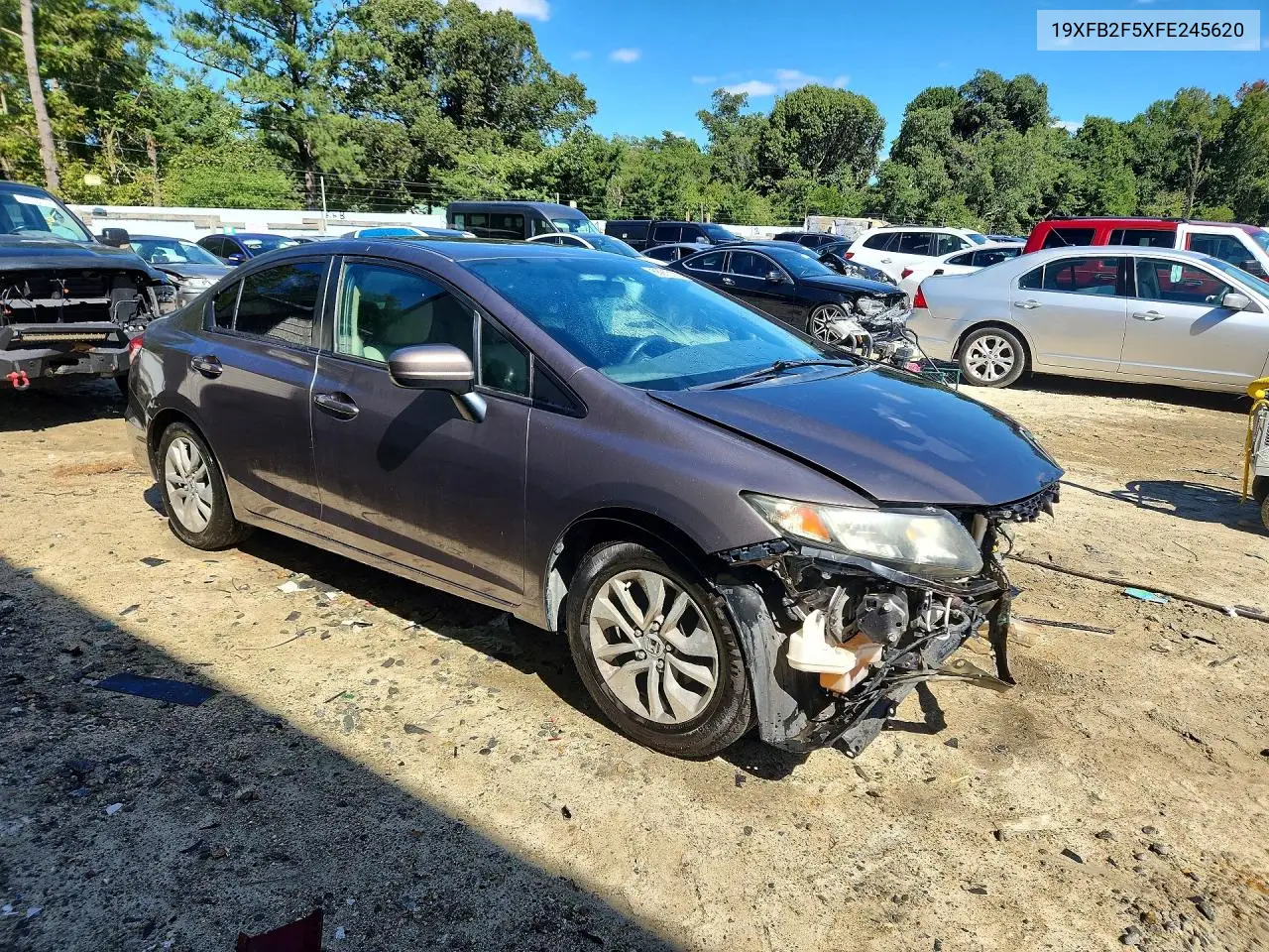 2015 HONDA CIVIC VIN 19XFB2F5XFE245620 — фото 4