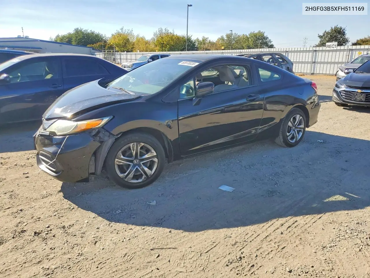 HONDA CIVIC 2015, VIN 2HGFG3B5XFH511169