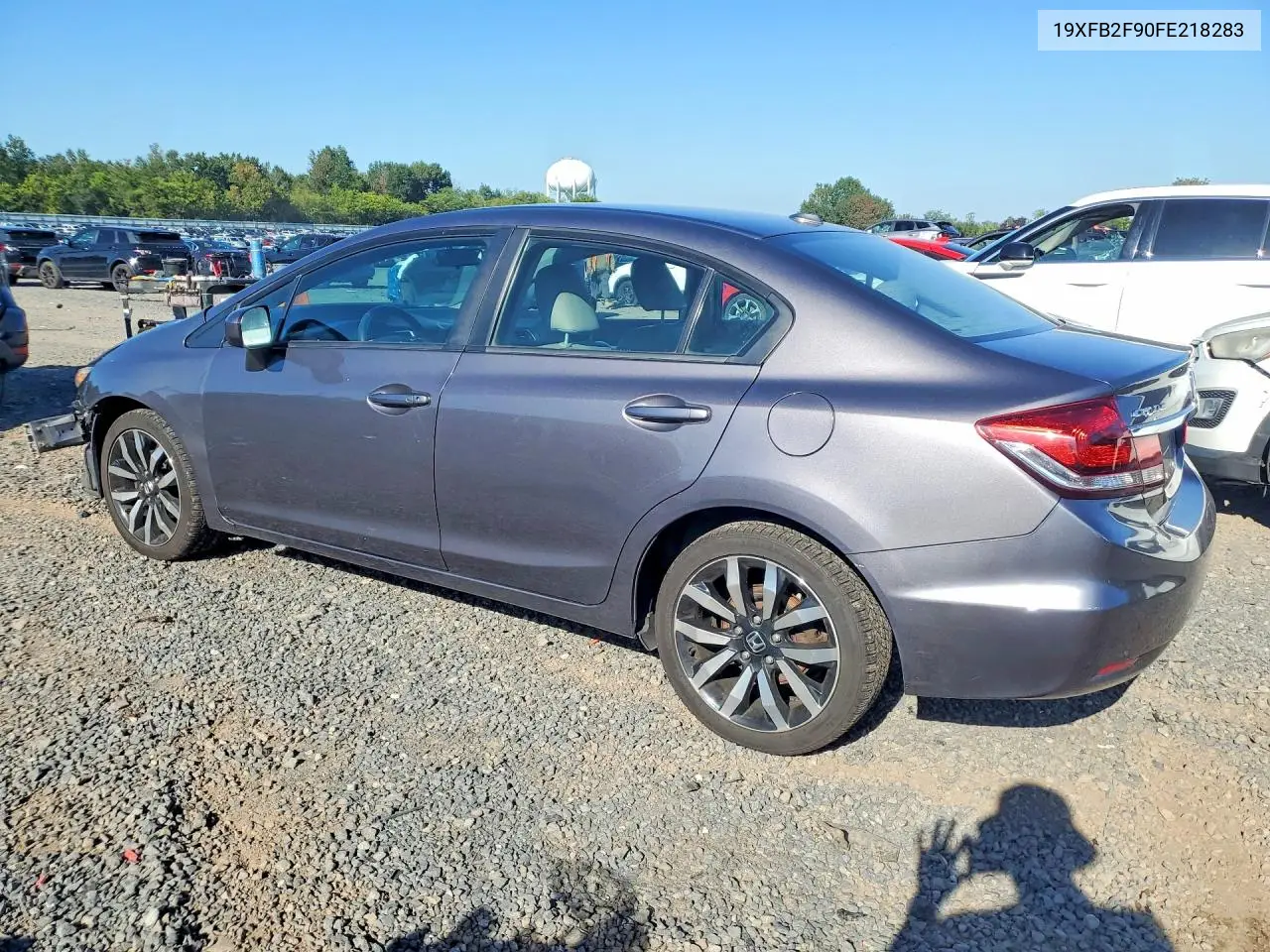 2015 HONDA CIVIC VIN 19XFB2F90FE218283 — фото 2