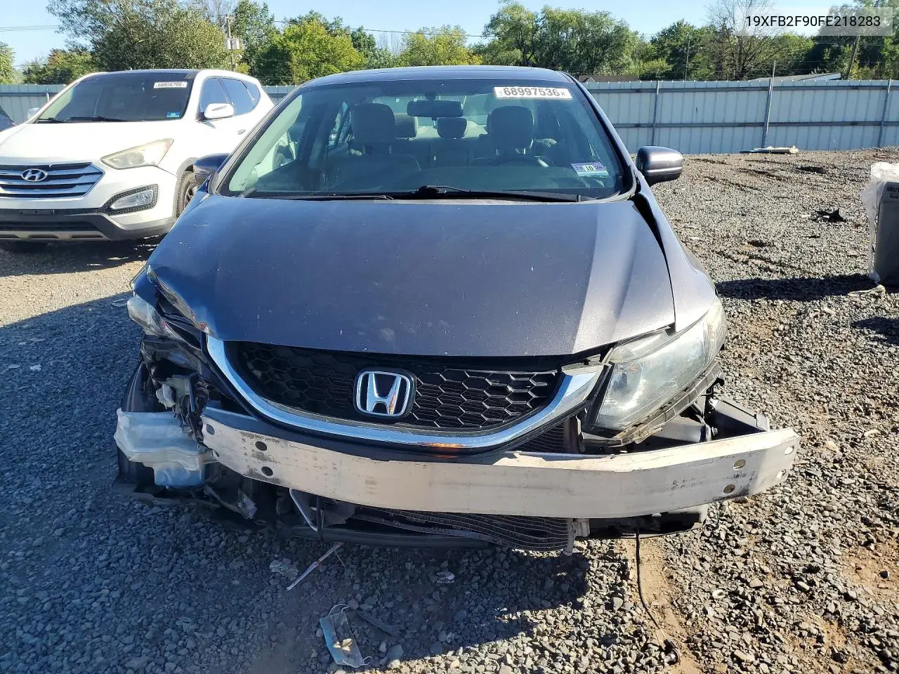 2015 HONDA CIVIC VIN 19XFB2F90FE218283 — фото 5