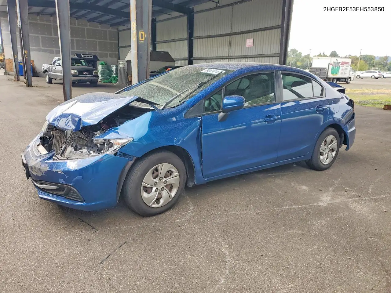 HONDA CIVIC 2015, VIN 2HGFB2F53FH553850