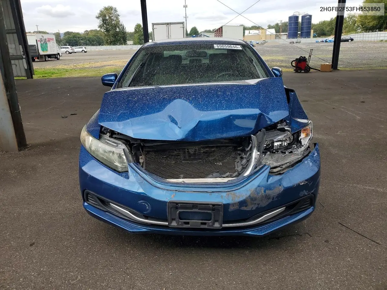 2015 HONDA CIVIC VIN 2HGFB2F53FH553850 — фото 5