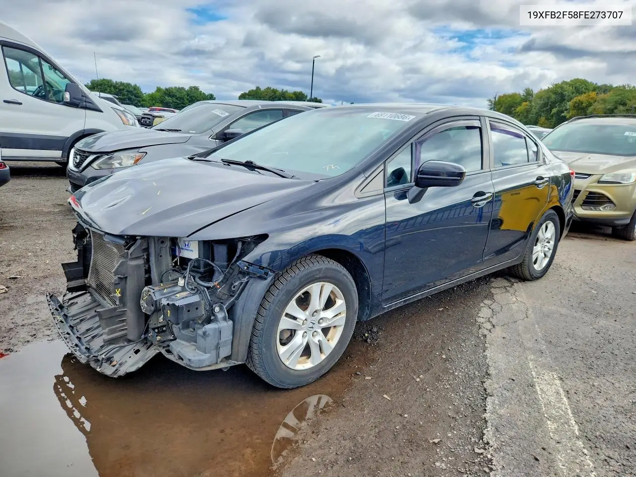 HONDA CIVIC 2015, VIN 19XFB2F58FE273707
