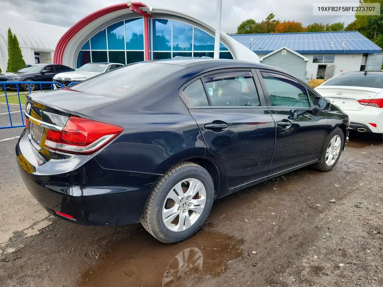 2015 HONDA CIVIC VIN 19XFB2F58FE273707 — фото 3