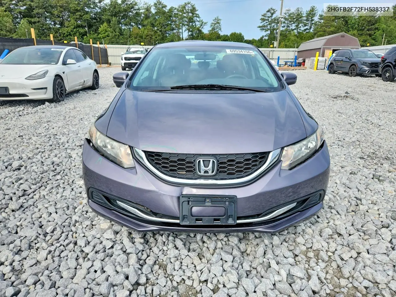 2015 HONDA CIVIC VIN 2HGFB2F72FH538337 — фото 5