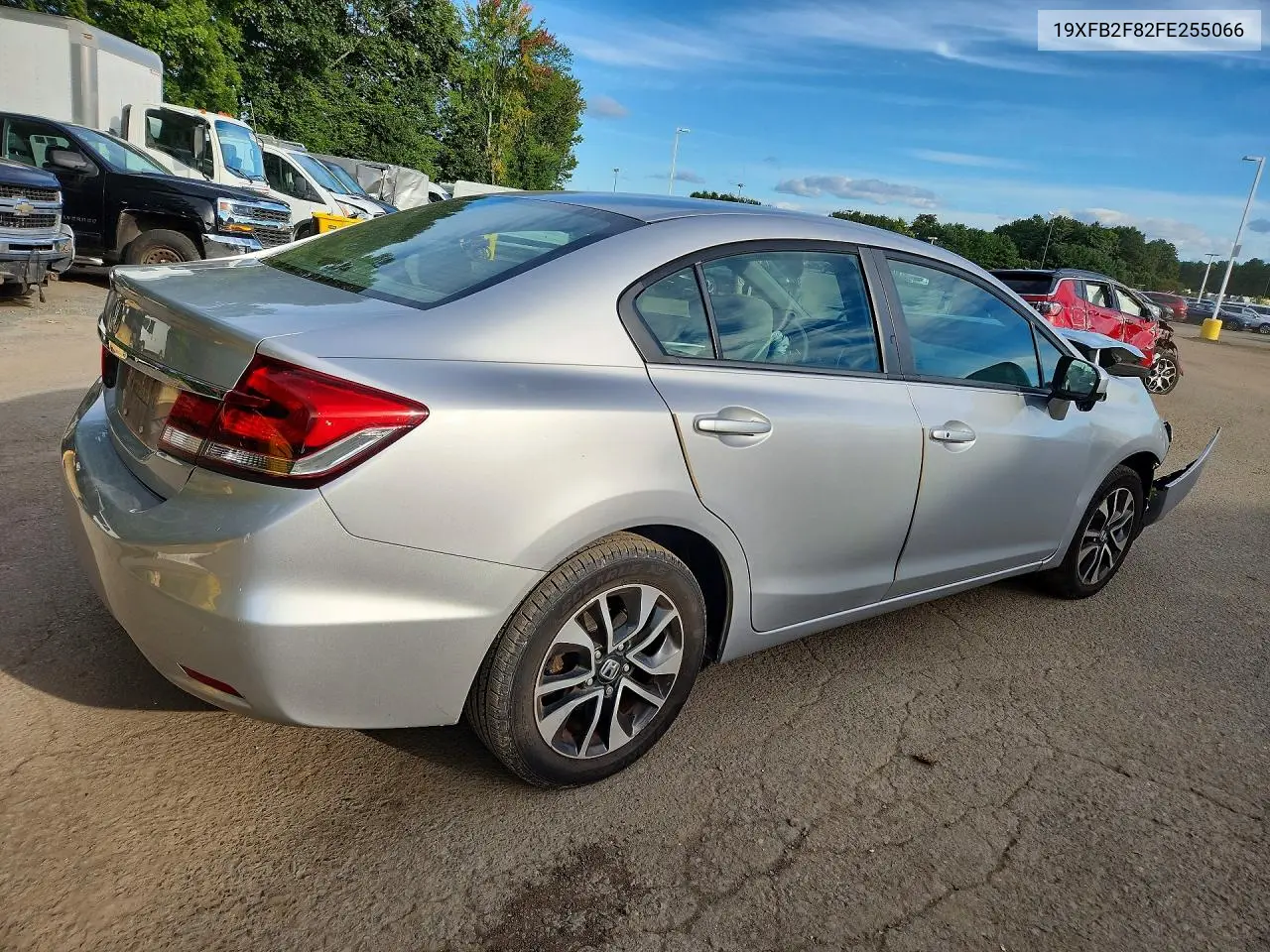 2015 HONDA CIVIC VIN 19XFB2F82FE255066 — фото 3