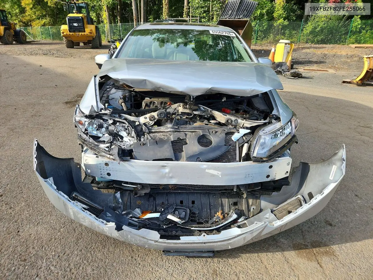 2015 HONDA CIVIC VIN 19XFB2F82FE255066 — фото 5