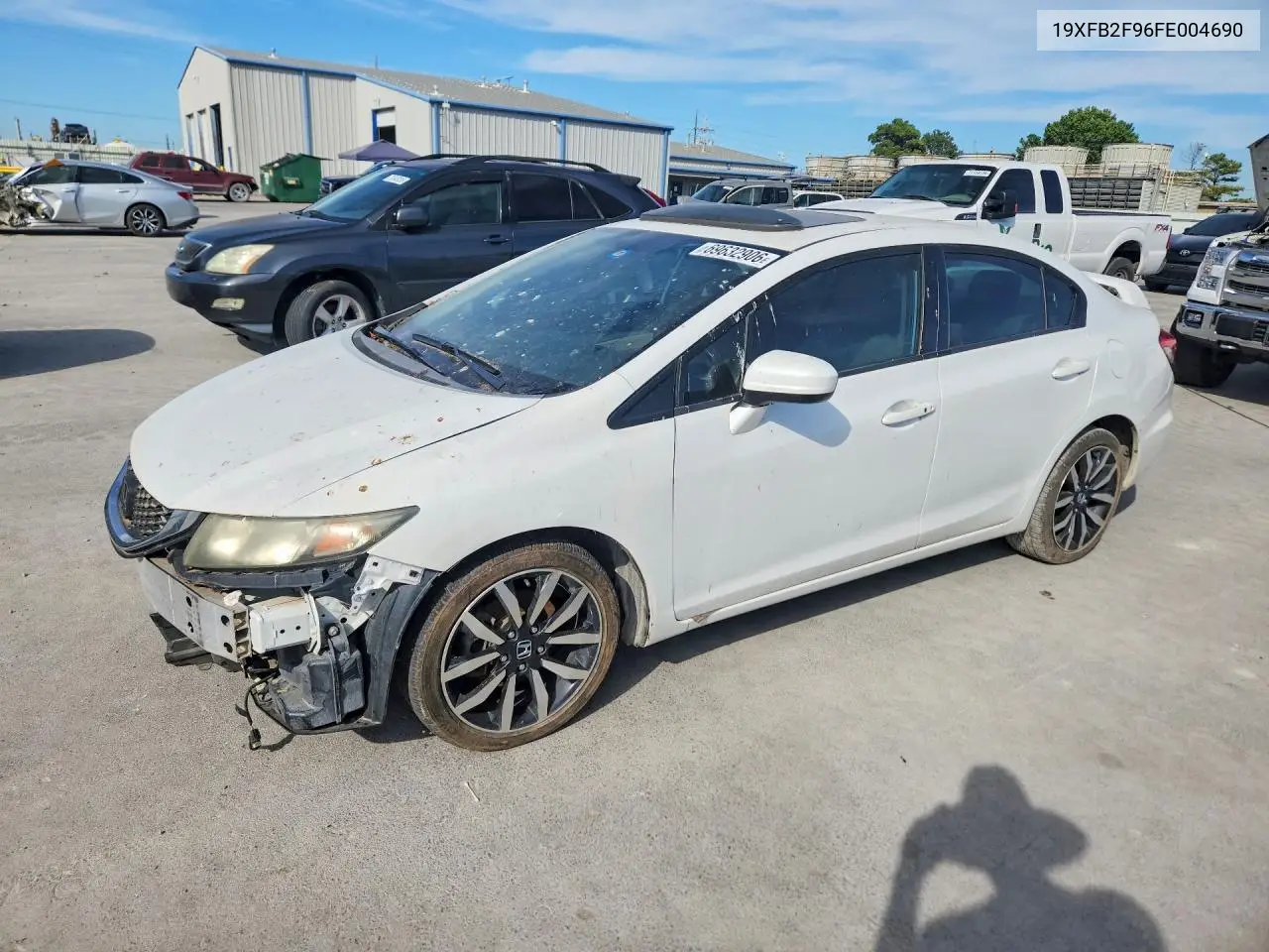 HONDA CIVIC 2015, VIN 19XFB2F96FE004690