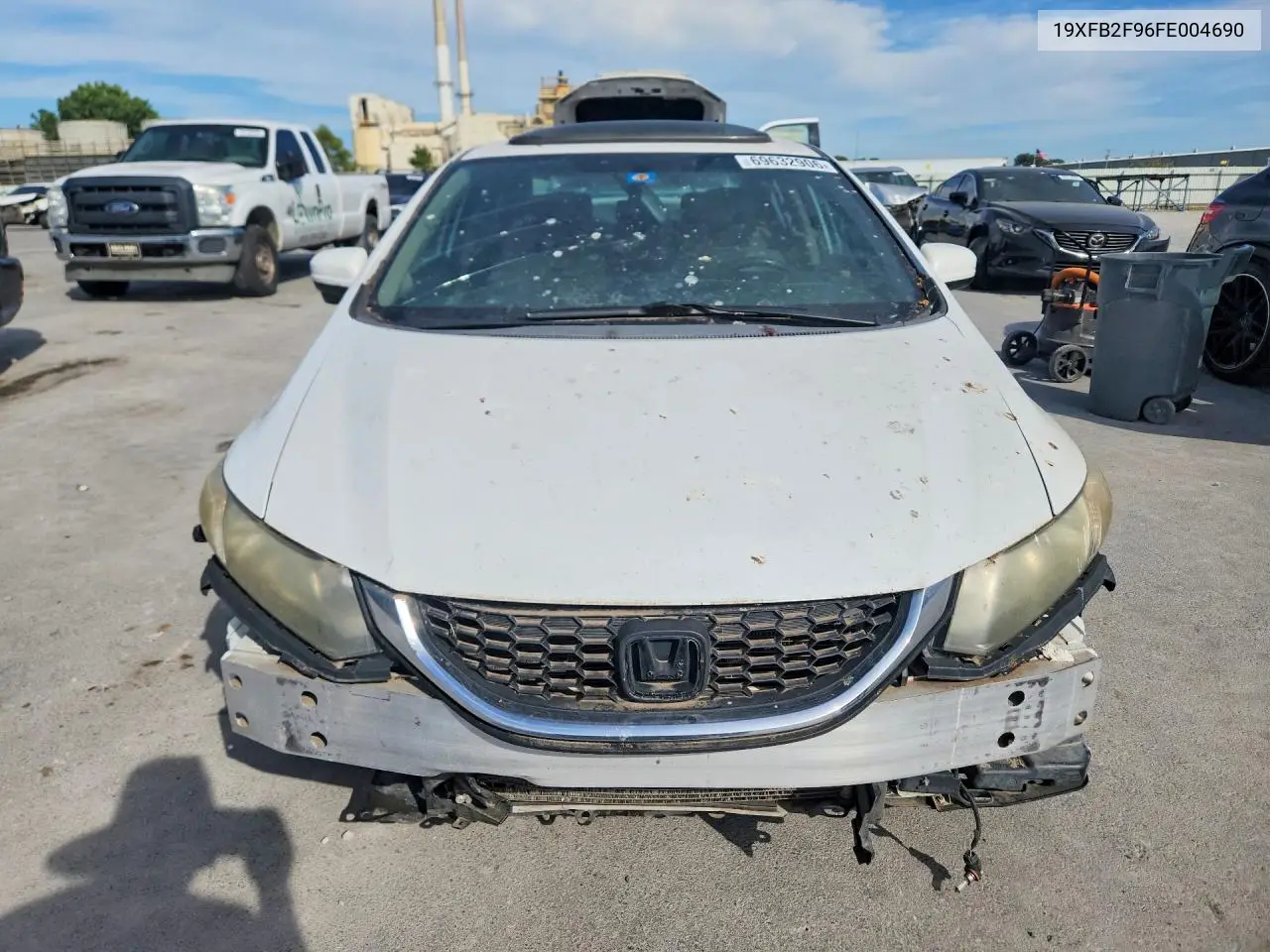 2015 HONDA CIVIC VIN 19XFB2F96FE004690 — фото 5
