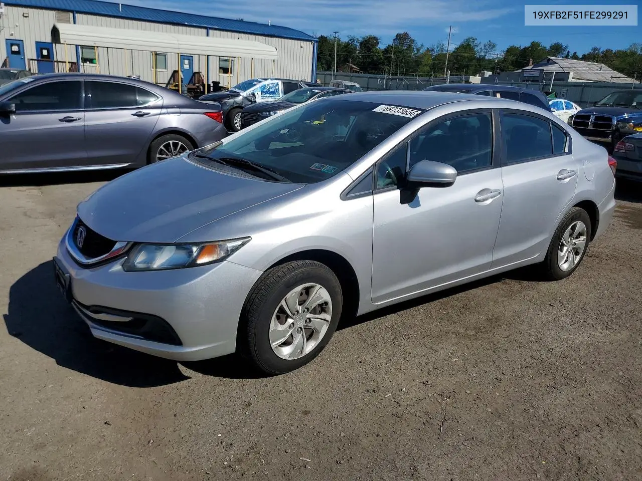 HONDA CIVIC 2015, VIN 19XFB2F51FE299291