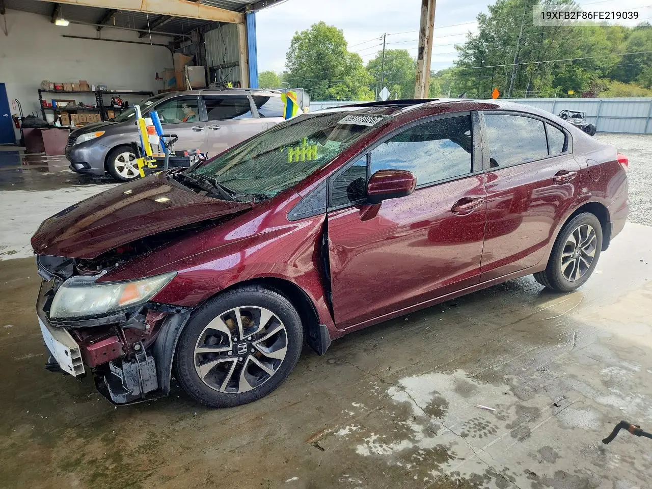 HONDA CIVIC 2015, VIN 19XFB2F86FE219039