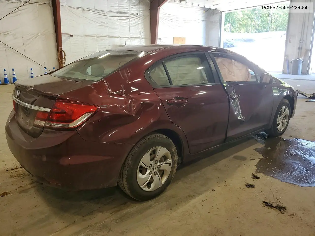 2015 HONDA CIVIC VIN 19XFB2F56FE229060 — фото 3