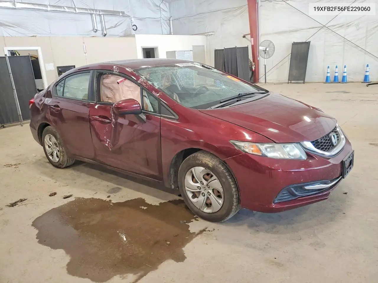 2015 HONDA CIVIC VIN 19XFB2F56FE229060 — фото 4