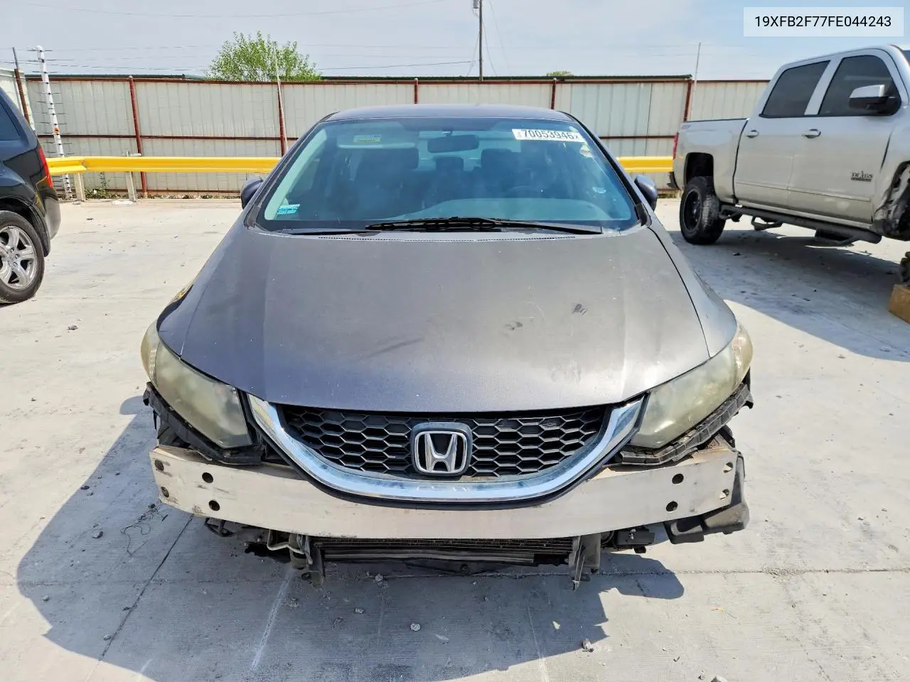 2015 HONDA CIVIC VIN 19XFB2F77FE044243 — фото 5
