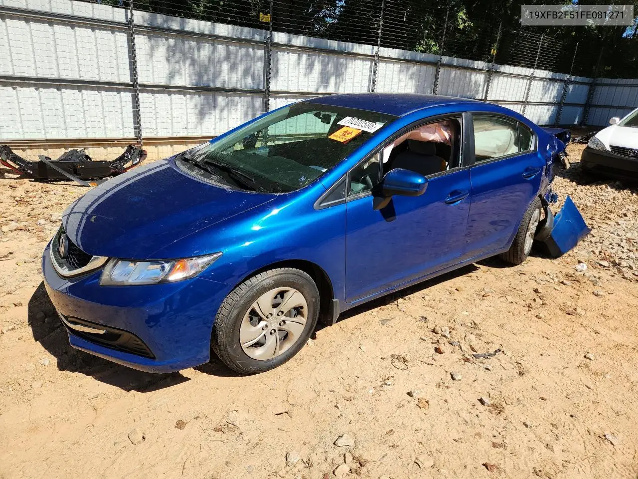 HONDA CIVIC 2015, VIN 19XFB2F51FE081271