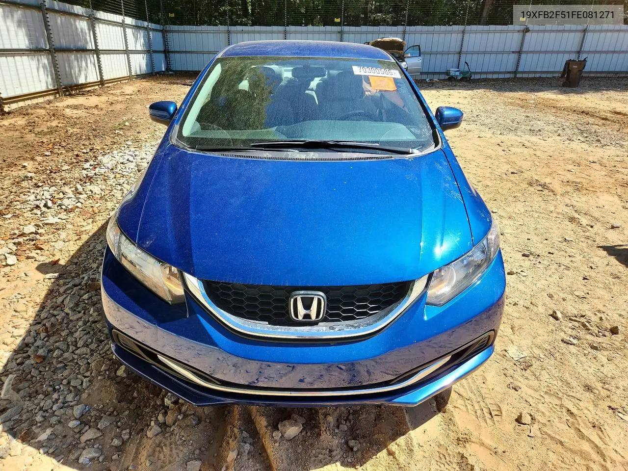 2015 HONDA CIVIC VIN 19XFB2F51FE081271 — фото 5