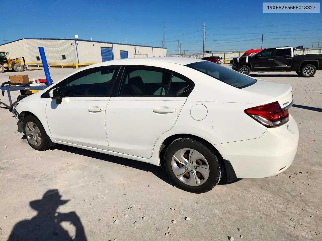 2015 HONDA CIVIC VIN 19XFB2F56FE018327 — фото 2