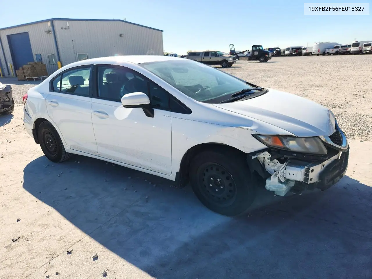 2015 HONDA CIVIC VIN 19XFB2F56FE018327 — фото 4