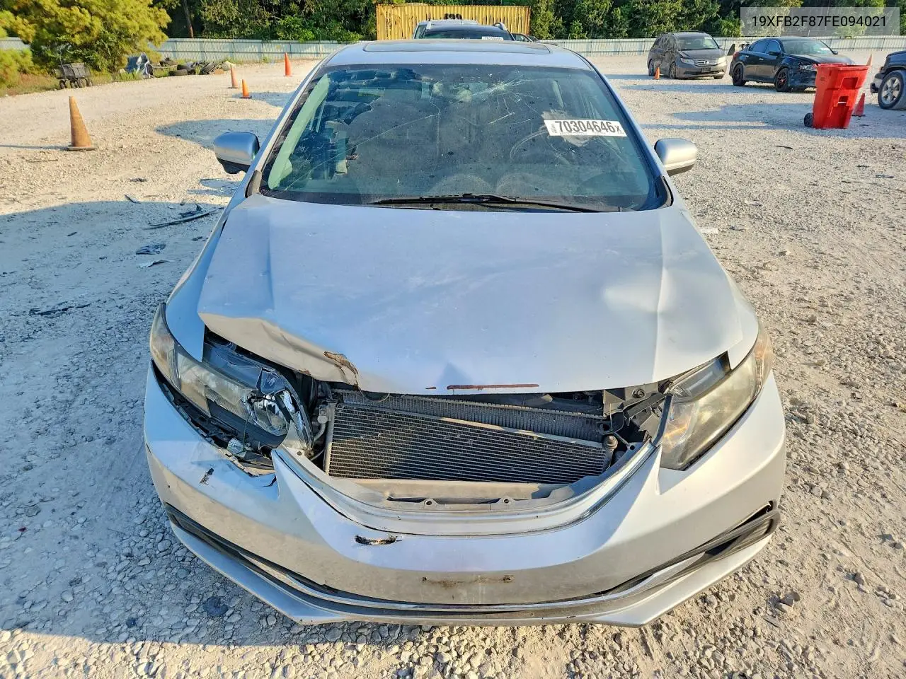 2015 HONDA CIVIC VIN 19XFB2F87FE094021 — фото 5