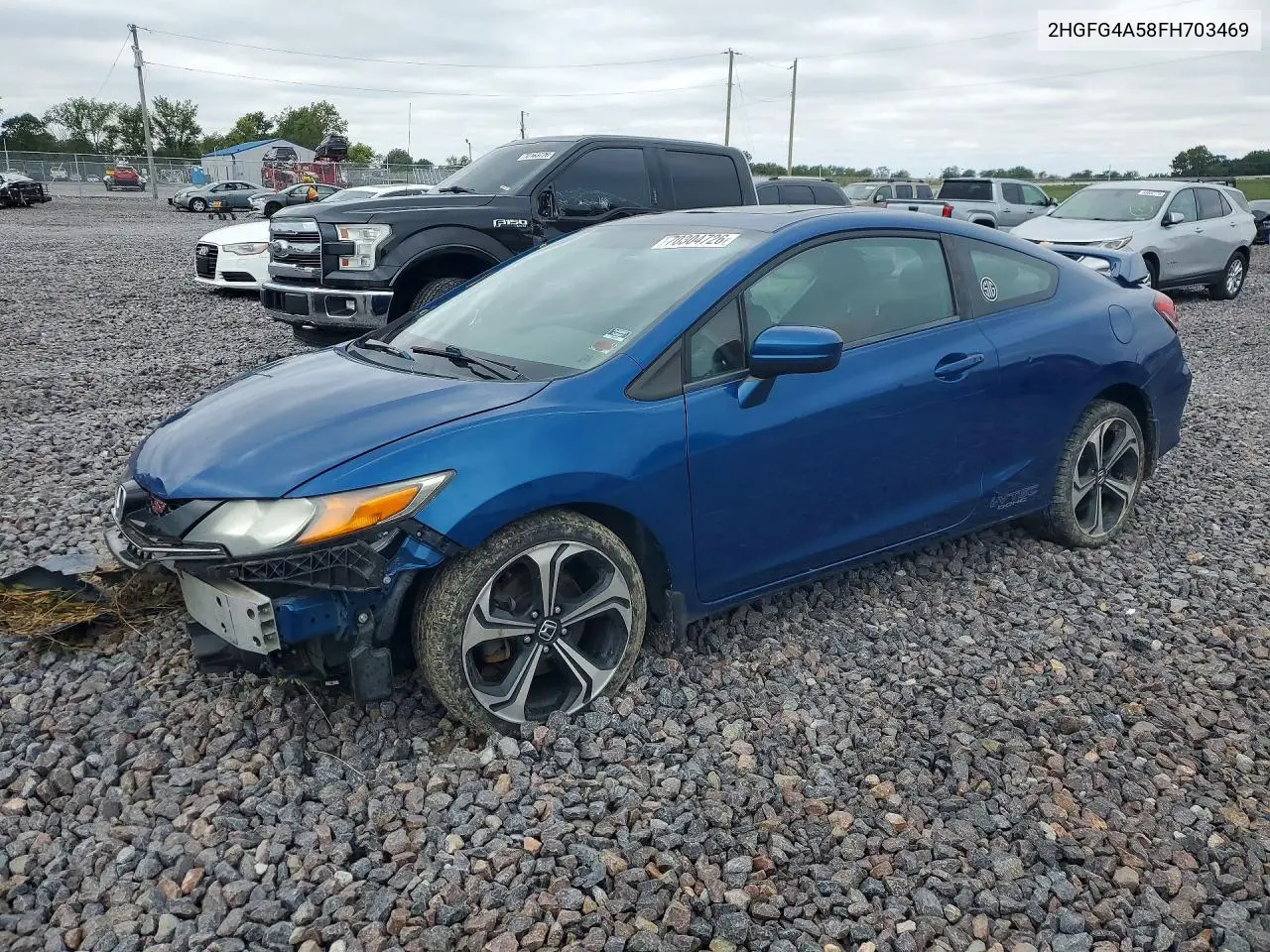 HONDA CIVIC 2015, VIN 2HGFG4A58FH703469
