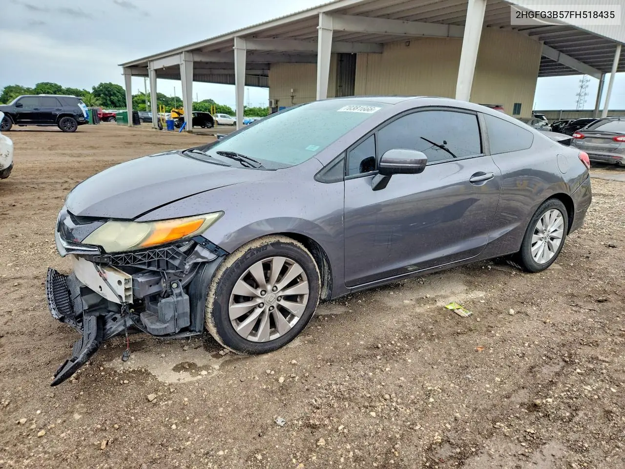 HONDA CIVIC 2015, VIN 2HGFG3B57FH518435