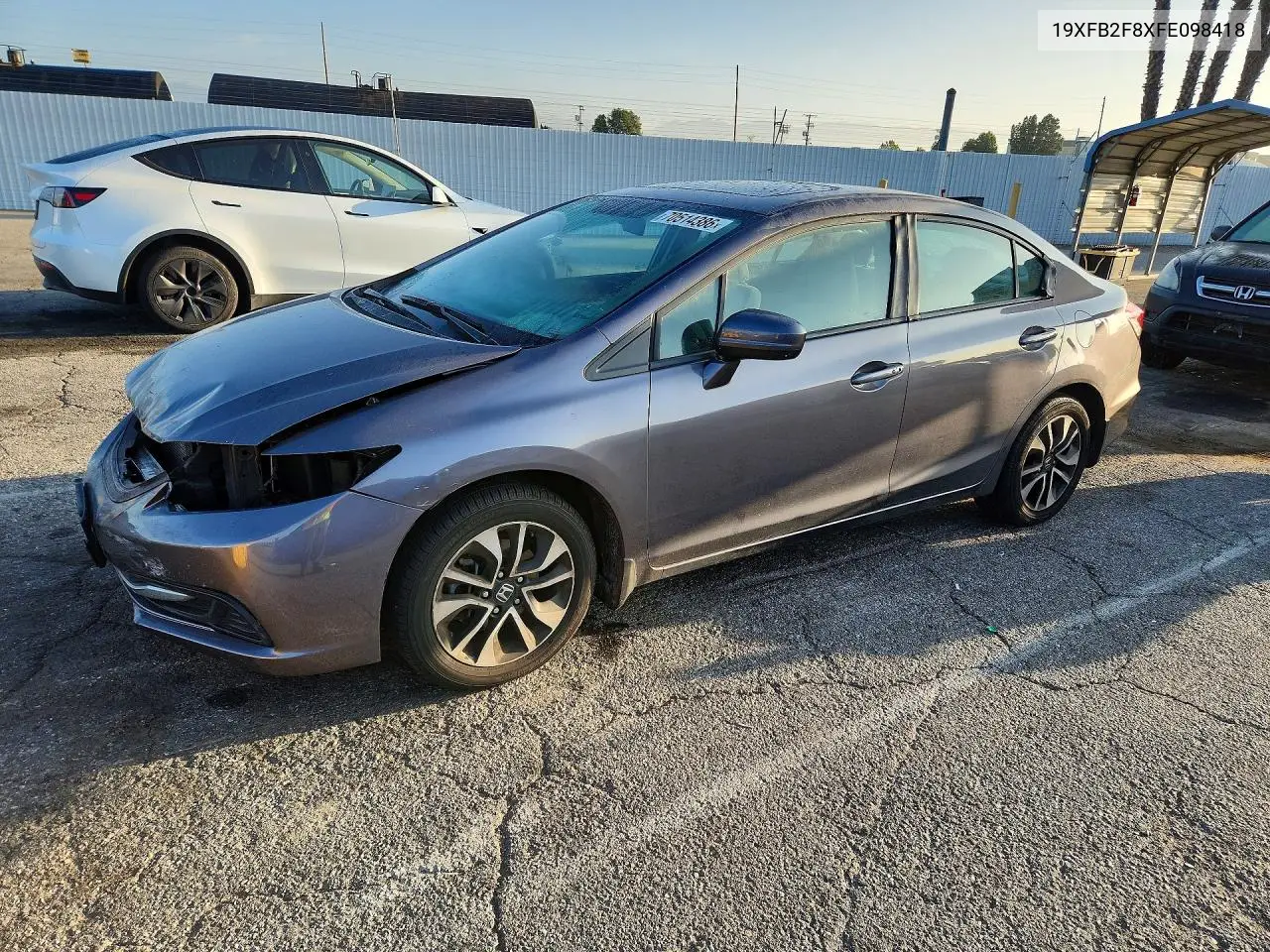 HONDA CIVIC 2015, VIN 19XFB2F8XFE098418
