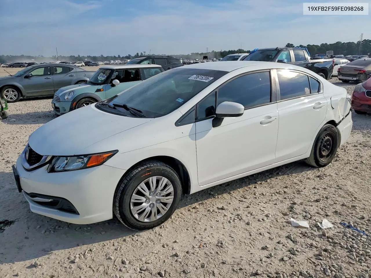 HONDA CIVIC 2015, VIN 19XFB2F59FE098268