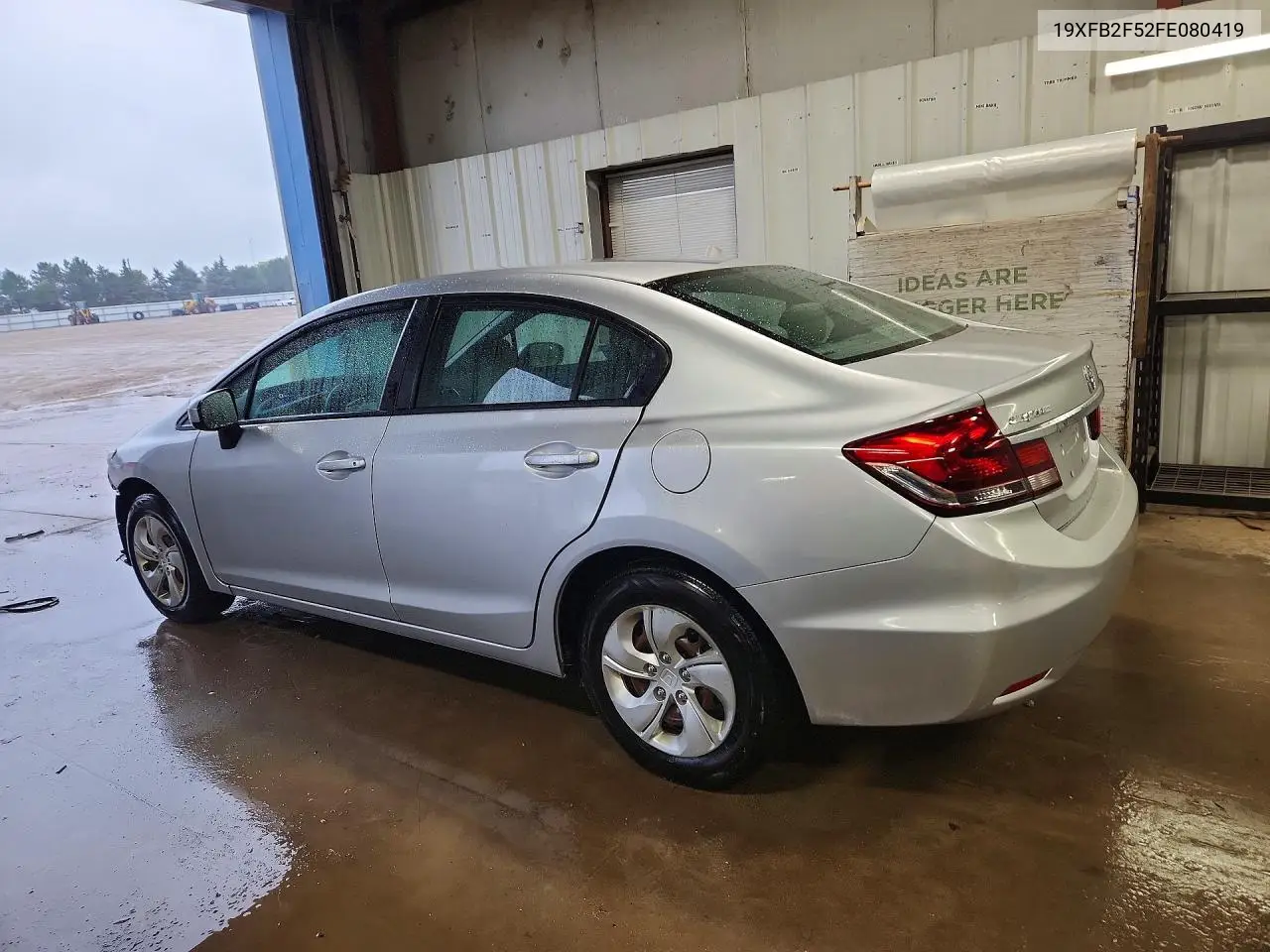 2015 HONDA CIVIC VIN 19XFB2F52FE080419 — фото 2