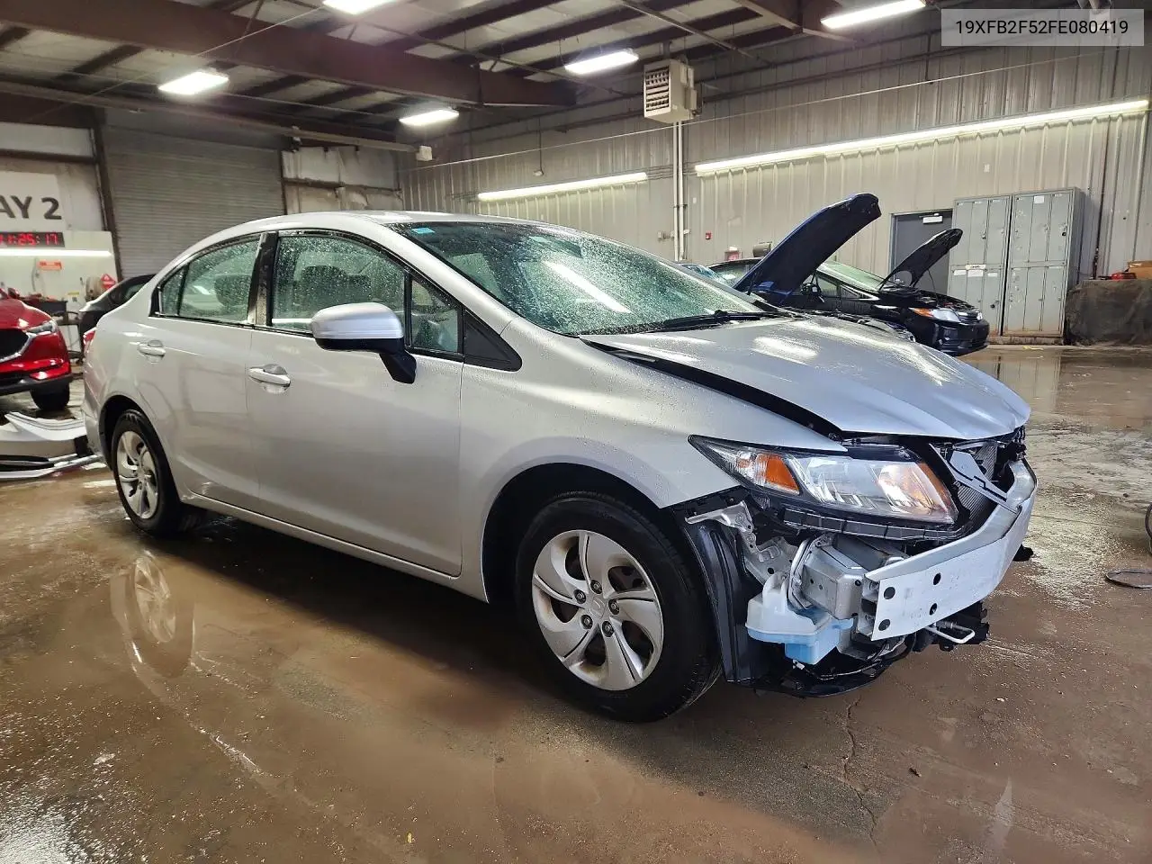 2015 HONDA CIVIC VIN 19XFB2F52FE080419 — фото 4