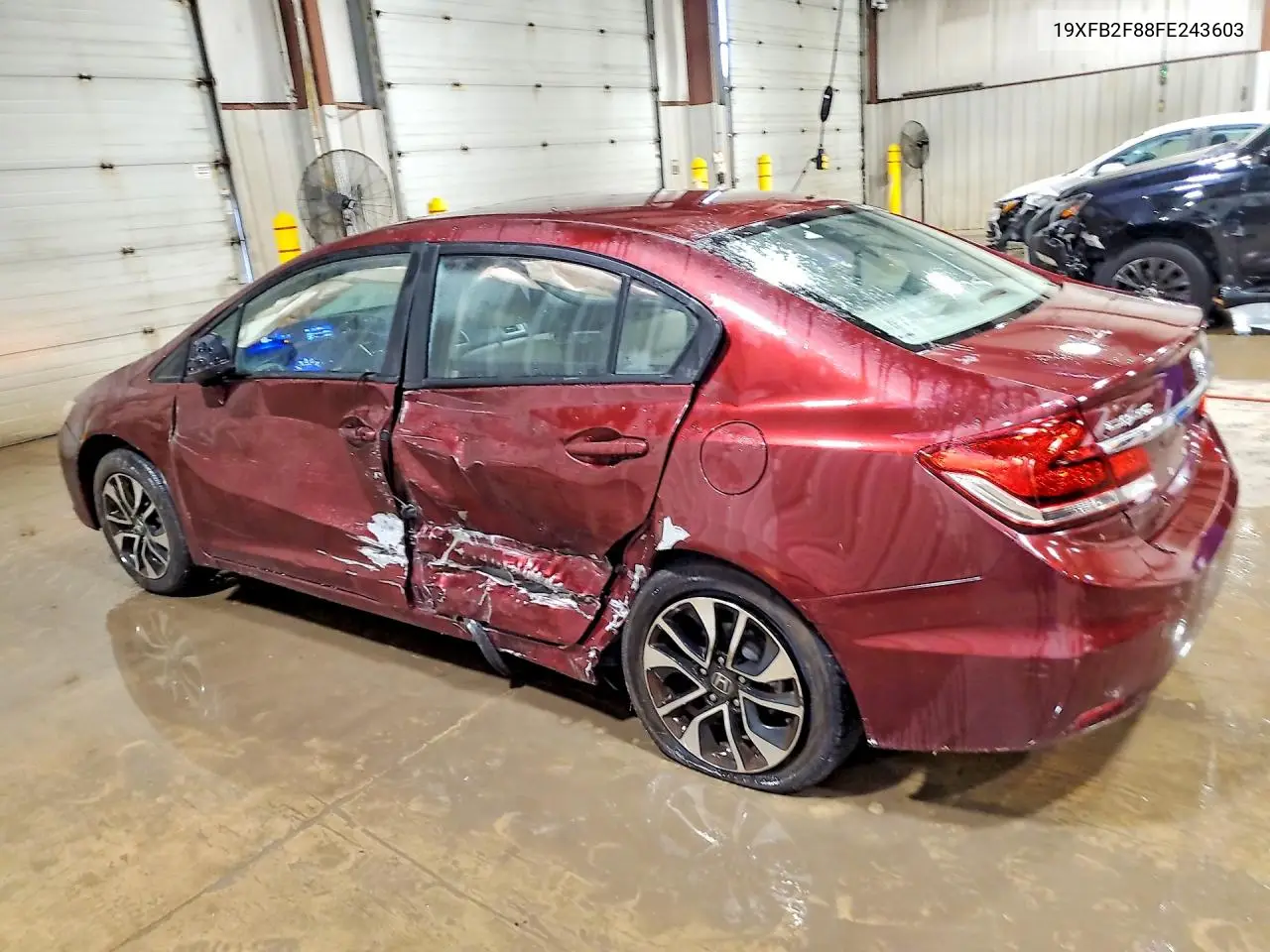 2015 HONDA CIVIC VIN 19XFB2F88FE243603 — фото 2