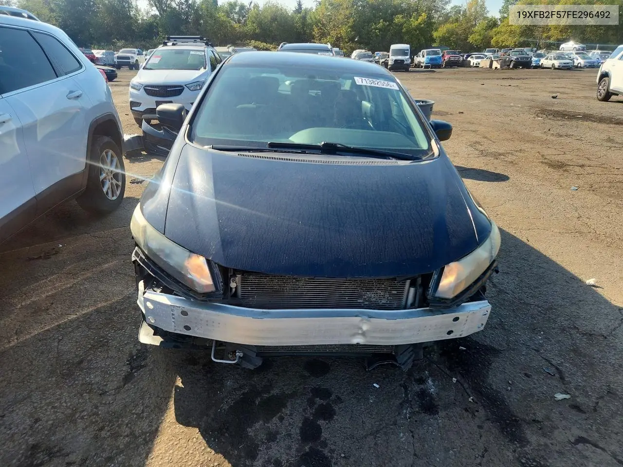 2015 HONDA CIVIC VIN 19XFB2F57FE296492 — фото 5