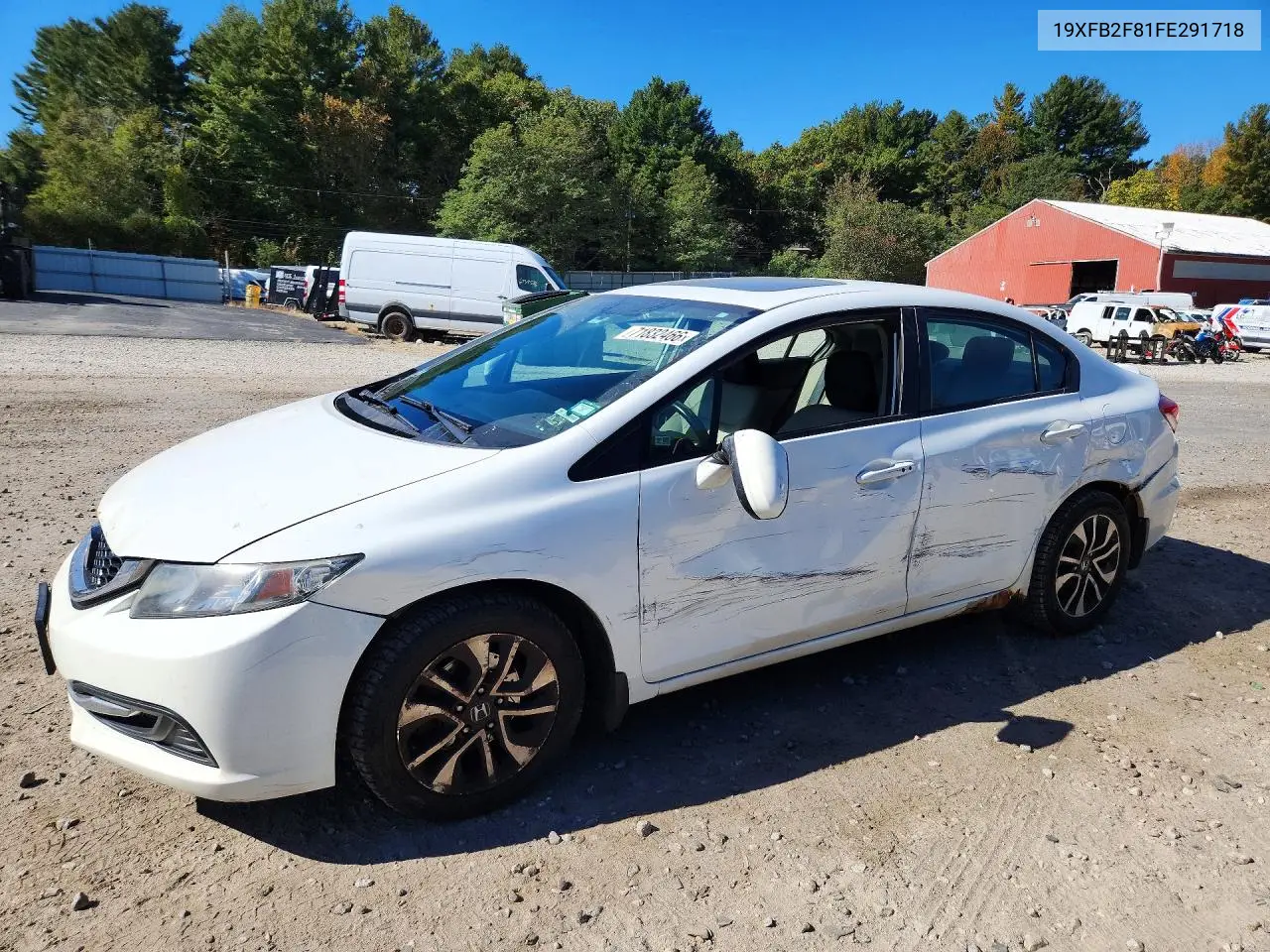 HONDA CIVIC 2015, VIN 19XFB2F81FE291718