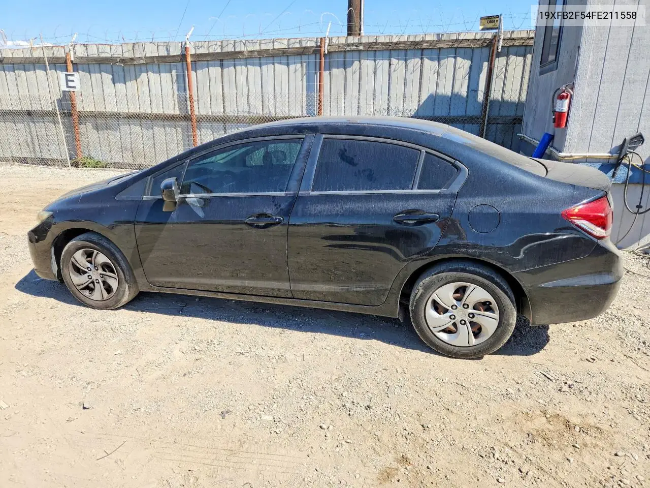 2015 HONDA CIVIC VIN 19XFB2F54FE211558 — фото 2