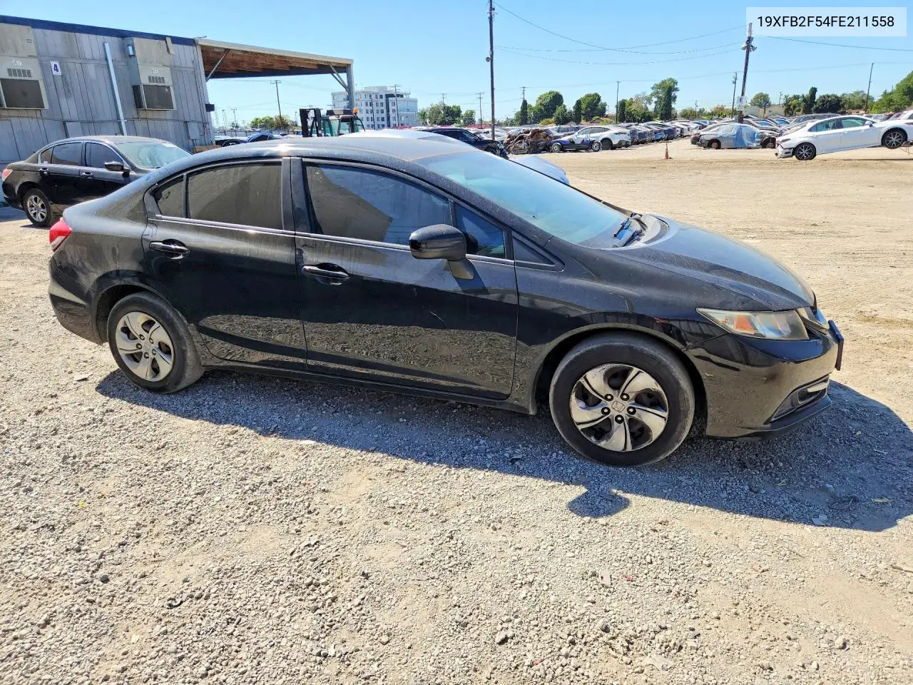 2015 HONDA CIVIC VIN 19XFB2F54FE211558 — фото 4