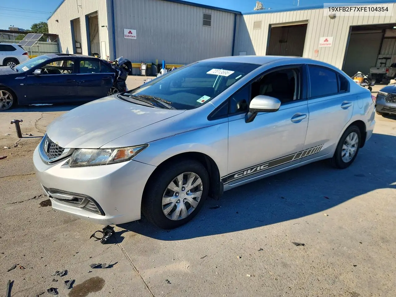 HONDA CIVIC 2015, VIN 19XFB2F7XFE104354