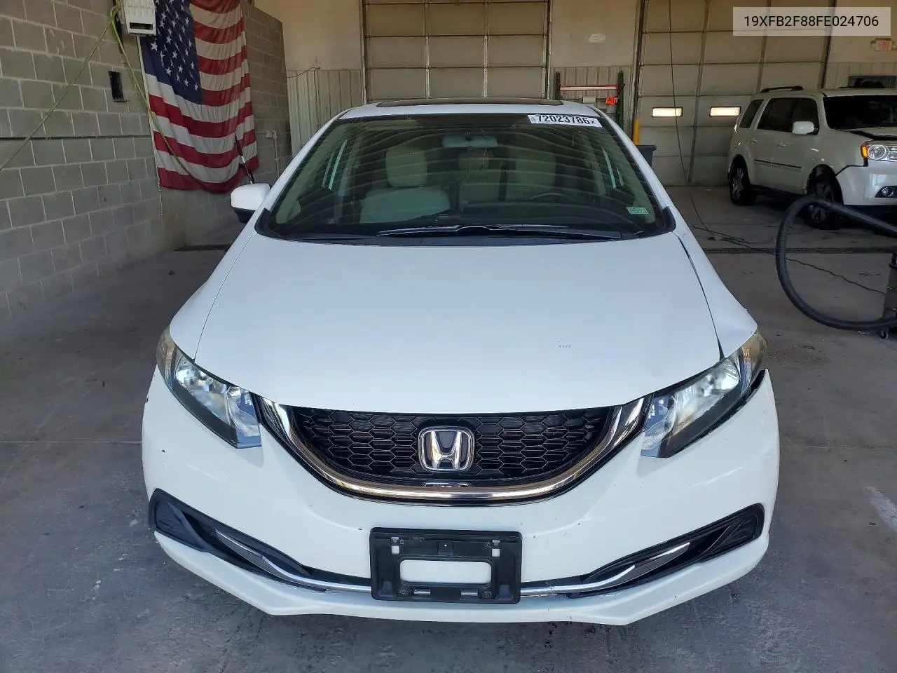 2015 HONDA CIVIC VIN 19XFB2F88FE024706 — фото 5