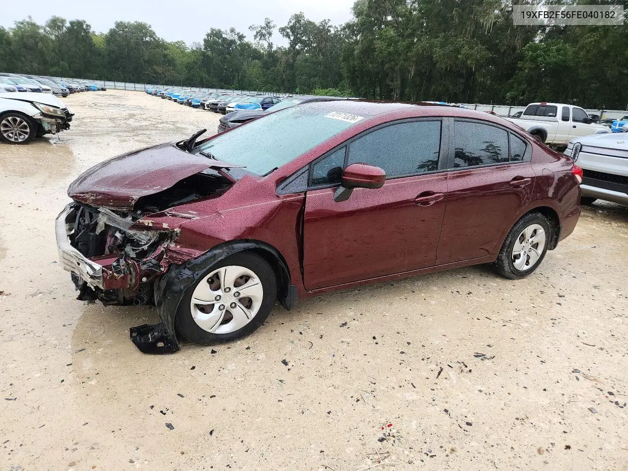 HONDA CIVIC 2015, VIN 19XFB2F56FE040182