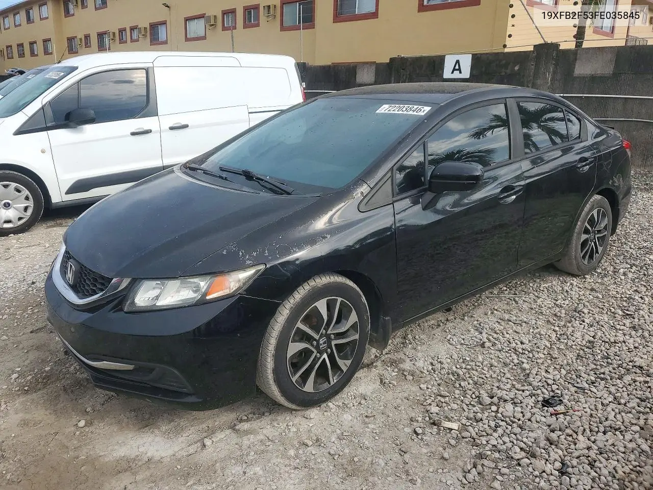 HONDA CIVIC 2015, VIN 19XFB2F53FE035845