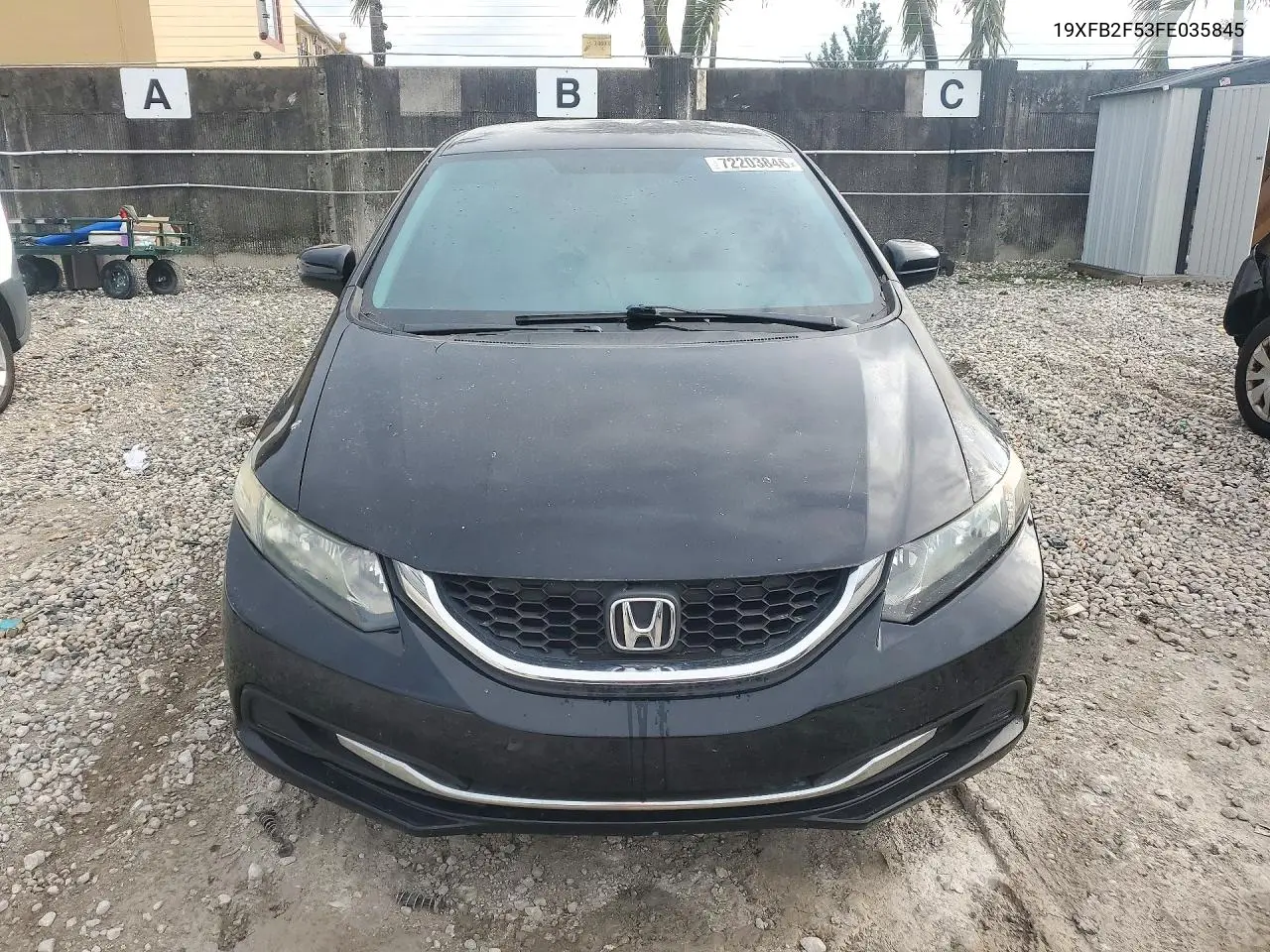 2015 HONDA CIVIC VIN 19XFB2F53FE035845 — фото 5