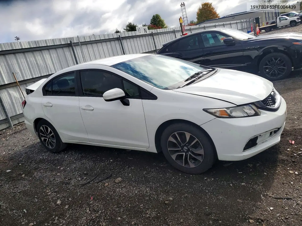 2015 HONDA CIVIC VIN 19XFB2F52FE004439 — фото 4