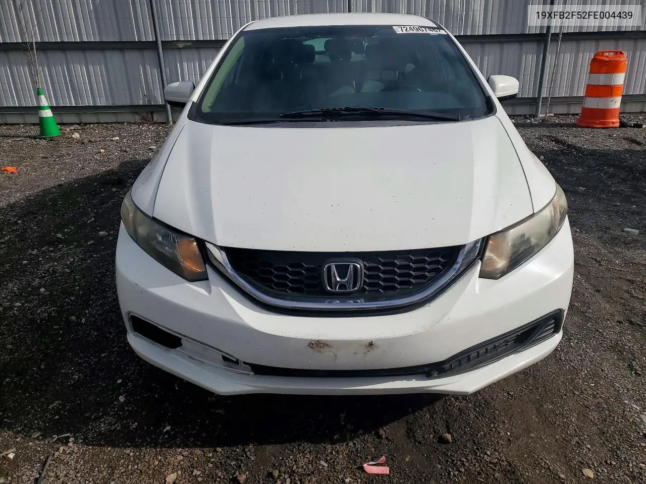 2015 HONDA CIVIC VIN 19XFB2F52FE004439 — фото 5