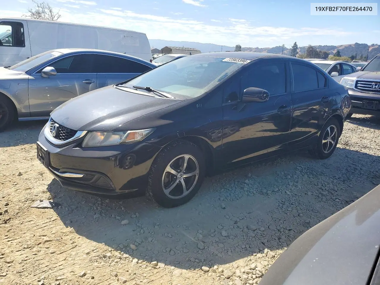 HONDA CIVIC 2015, VIN 19XFB2F70FE264470