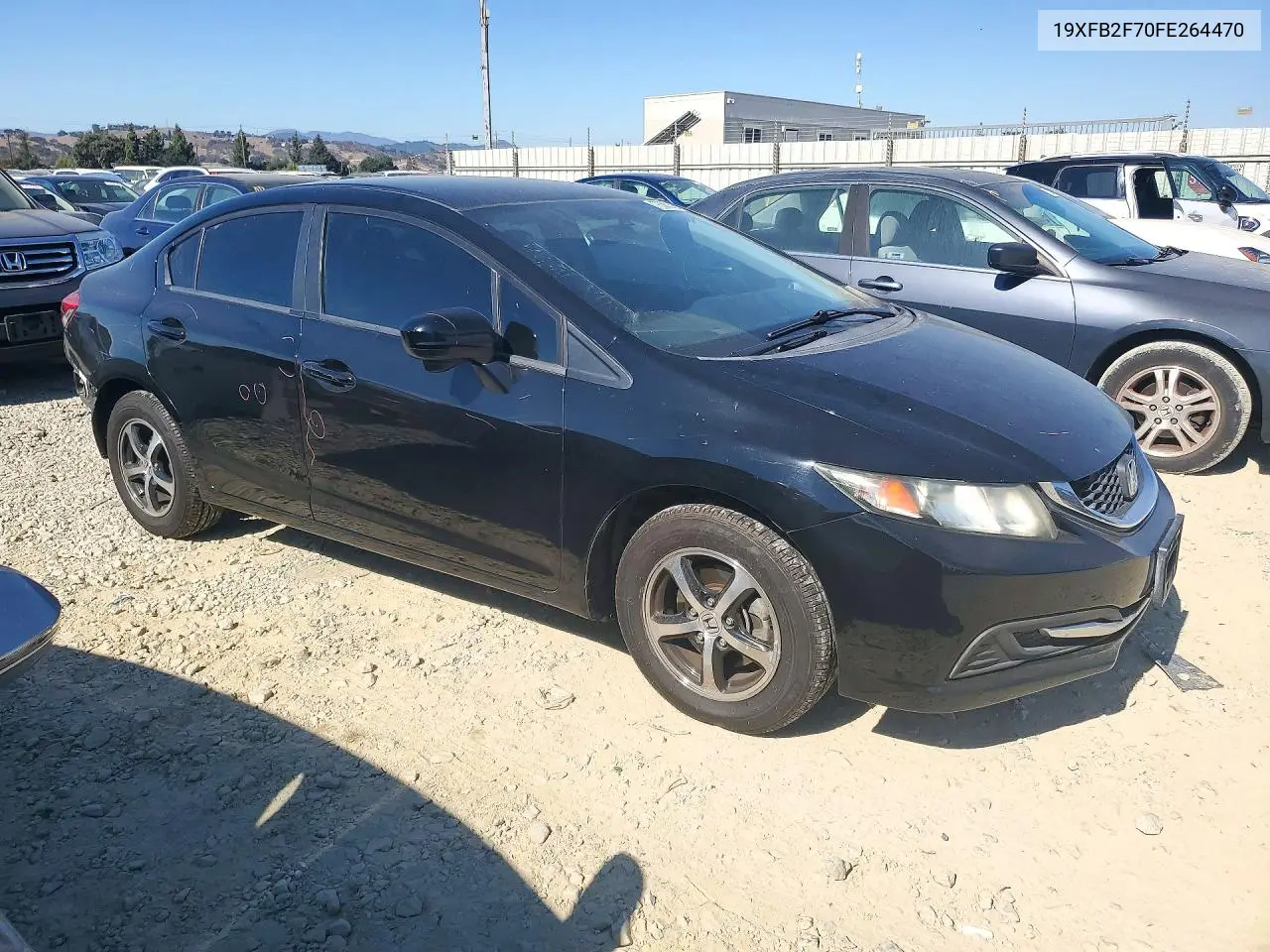 2015 HONDA CIVIC VIN 19XFB2F70FE264470 — фото 4
